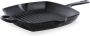 BK Bourgogne grillpan 26x26 cm zwart gietijzer inductie PFAS-vrij - Thumbnail 1
