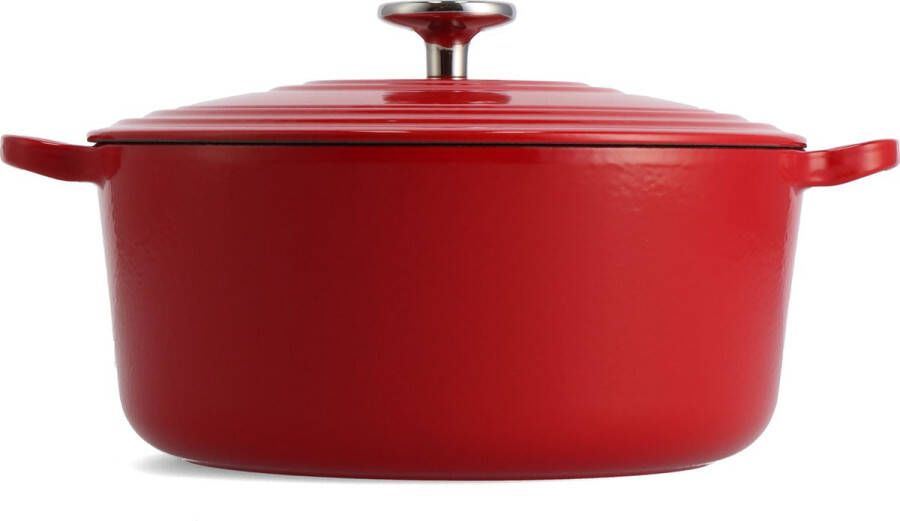 BK Bourgogne Braadpan Chili Red 26 cm Gietijzer