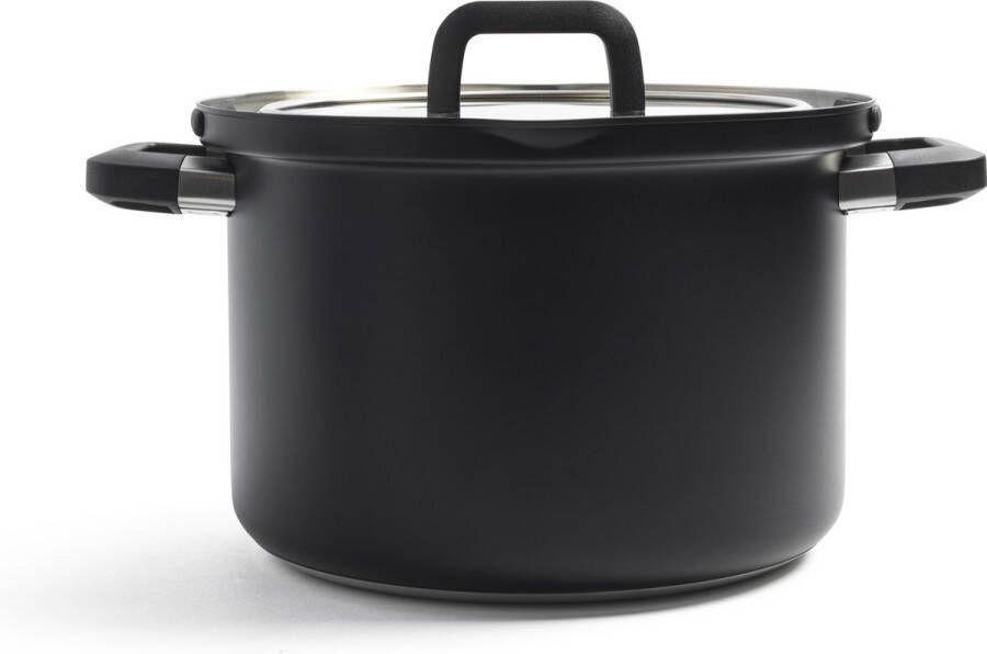 BK Flow cool black soeppan 24cm 6 5l zwart RVS inductie