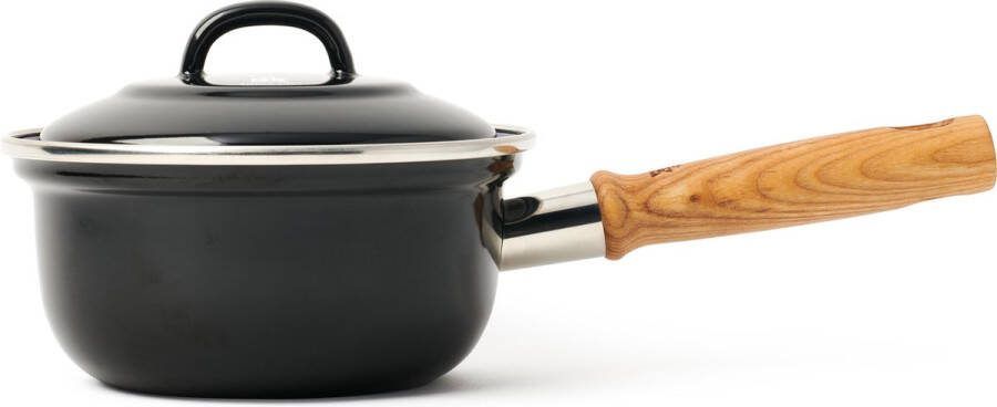 BK Indigo Steelpan met deksel Ø 16 cm Zwart Inductie