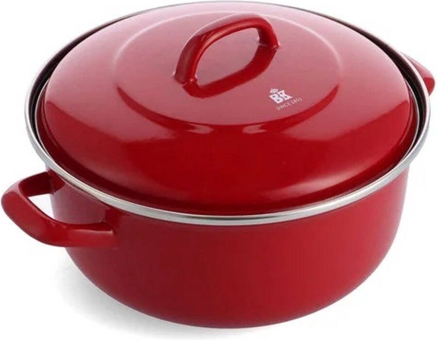 BK Invincible braadpan Rood 24cm 4 4L