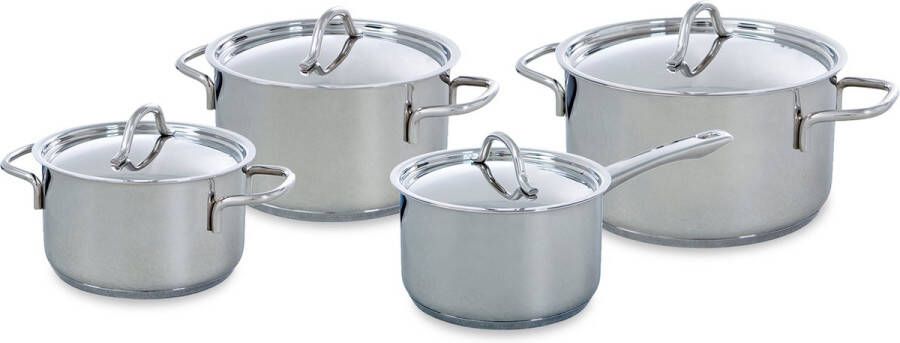 BK Profiline pannenset 4 delig RVS inductie