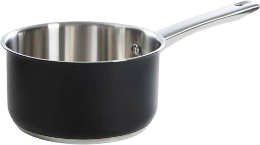 BK Steelpan Purity Black ø 16 cm 1.5 Liter Zonder anti-aanbaklaag