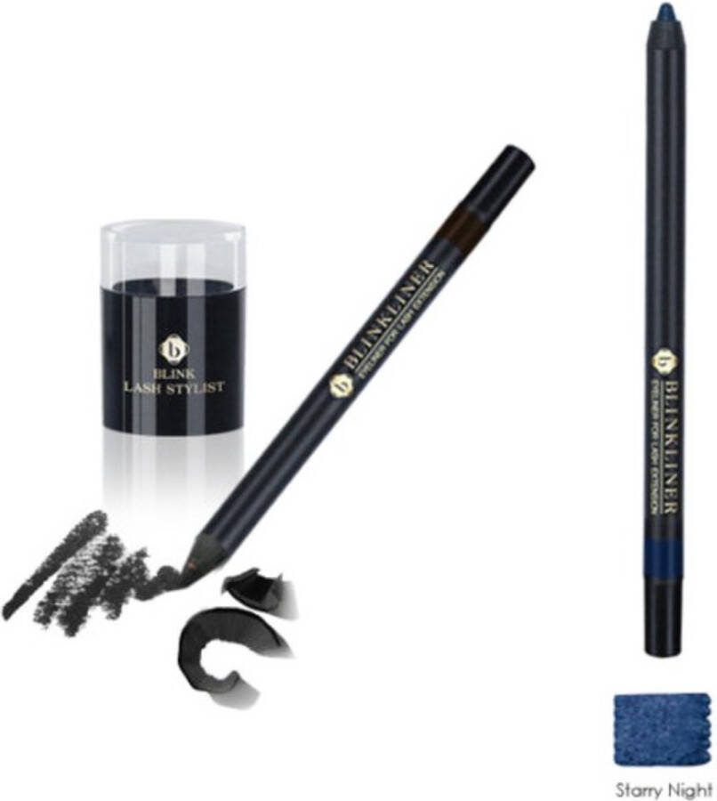 BL Blink Lashes Blink BL Lash Eyeliner For Lash Extension- Blinkliner Starry Night- Blue