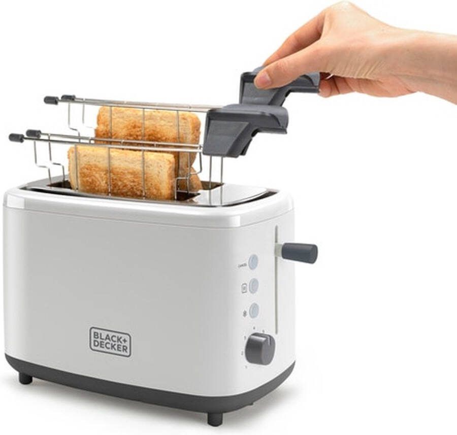BLACK E DECKER Black & Decker BXTOA820E broodrooster 2 snede(n) 820 W Wit