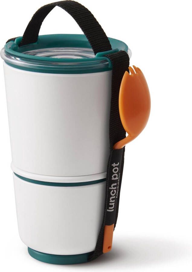 Black & Blum Black&Blum Appetit Lunchpot 550 & 300 ml incl. draagkoord en lepel Ocean