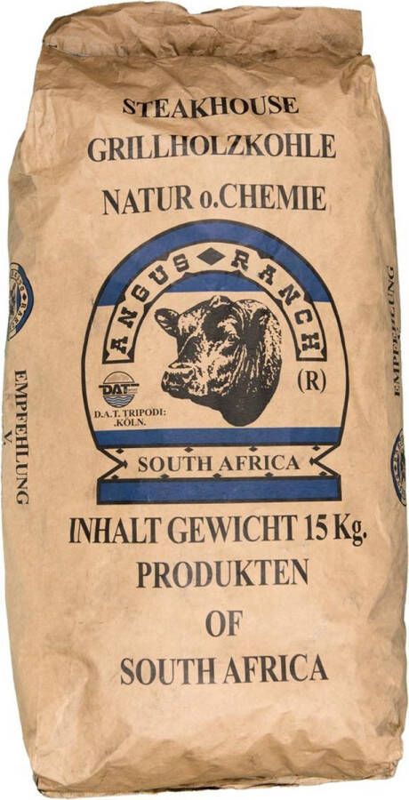 Black Ranch houtskool 15 Kg Acacia- 1zak