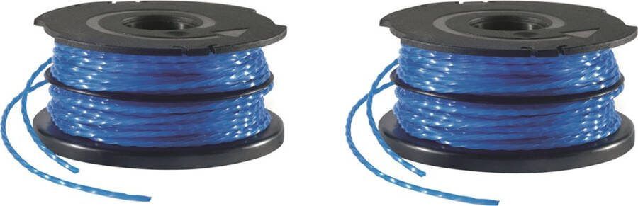 BLACK+DECKER A6441-XJ AFS Reflex2 dubbel draad op spoel 2x6m (2 Stuks)