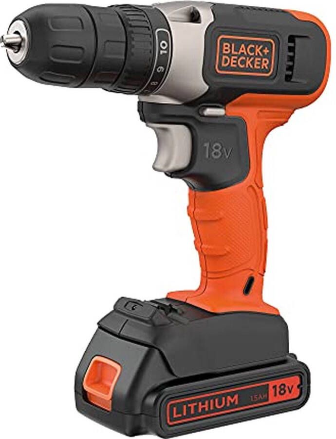 BLACK+DECKER Schroefboormachine Bcd001c1-qw 18v
