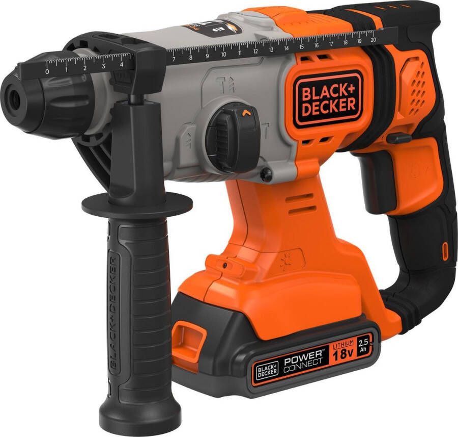 BLACK+DECKER Black Decker Bcd900e2k-qw Boorhamer 18v Incl. 2 Accu&apos;s Lader En Koffer