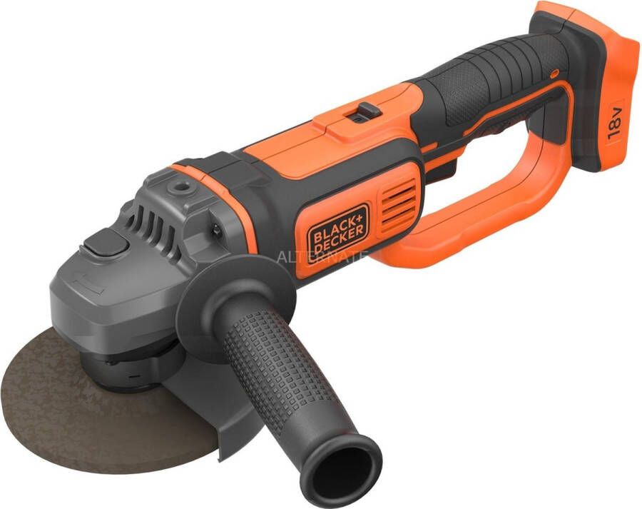 BLACK+DECKER BCG720N-XJ Haakse Slijper 18V 125mm haakse slijper Losse Body (geleverd zonder accu en lader)