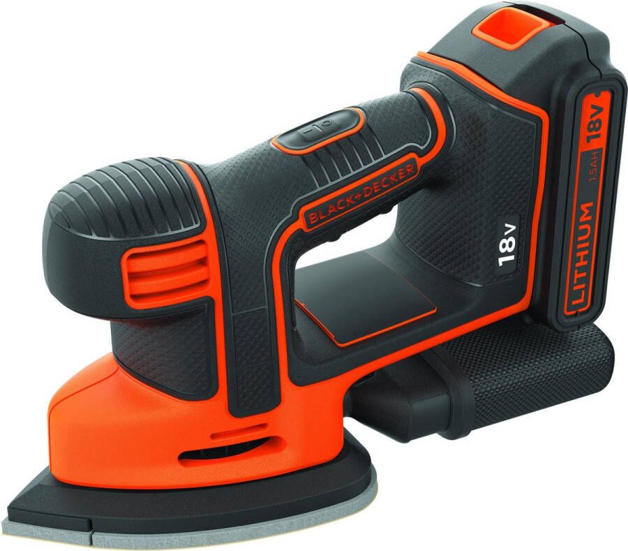 BLACK+DECKER BDCDS18-QW Mouse Detailschuurmachine 18V incl. accu en lader