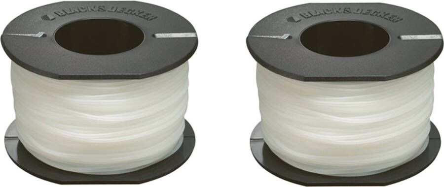 BLACK+DECKER Black + Decker Strimmerdraad – 50 Mtr. – A6171-XJ (2 stuks)