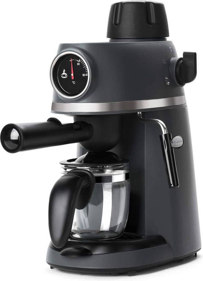 BLACK+DECKER Black e Decker Macchina da Caffe BXCO800E a Pressione 800 W 4 Tazze Nero
