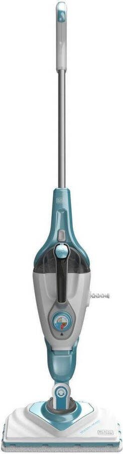 BLACK+DECKER Black & Decker Steam-Mop Rechtopstaande stoomreiniger 0 5 l 1600 W Blauw Wit