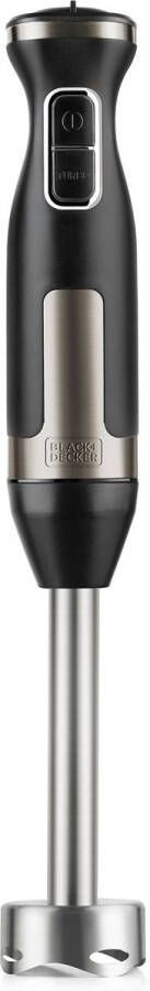 BLACK+DECKER Black & Decker BXHBA1500E blender + staafmixer 1500 W Zwart Roestvrijstaal RVS
