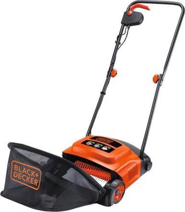 BLACK+DECKER Elektrische Verticuteermachine Gd300-qs 50 M² 600w 30l Opvangbak
