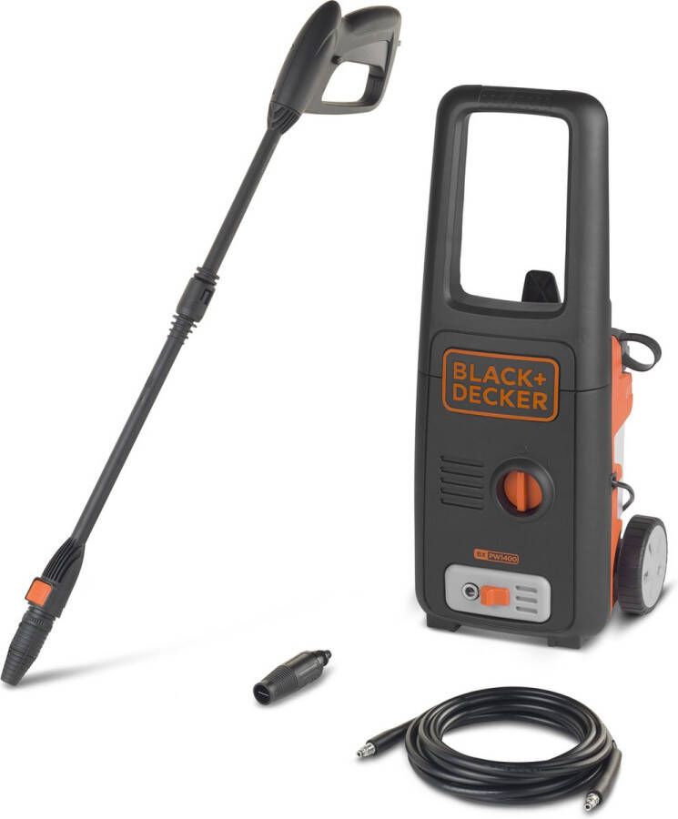 BLACK+DECKER Hogedrukreiniger Bxpw1400pe 8 Accessoires 1400w 110 Bar 390 L-u