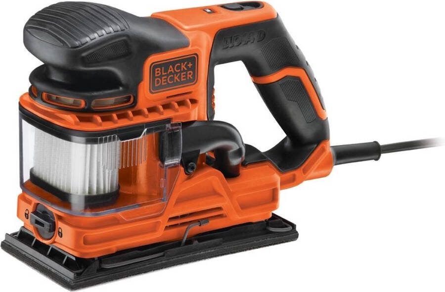 BLACK+DECKER KA330E-QS Vlakschuurmachine duosand 270 W 115 x 230 mm schuurplateau