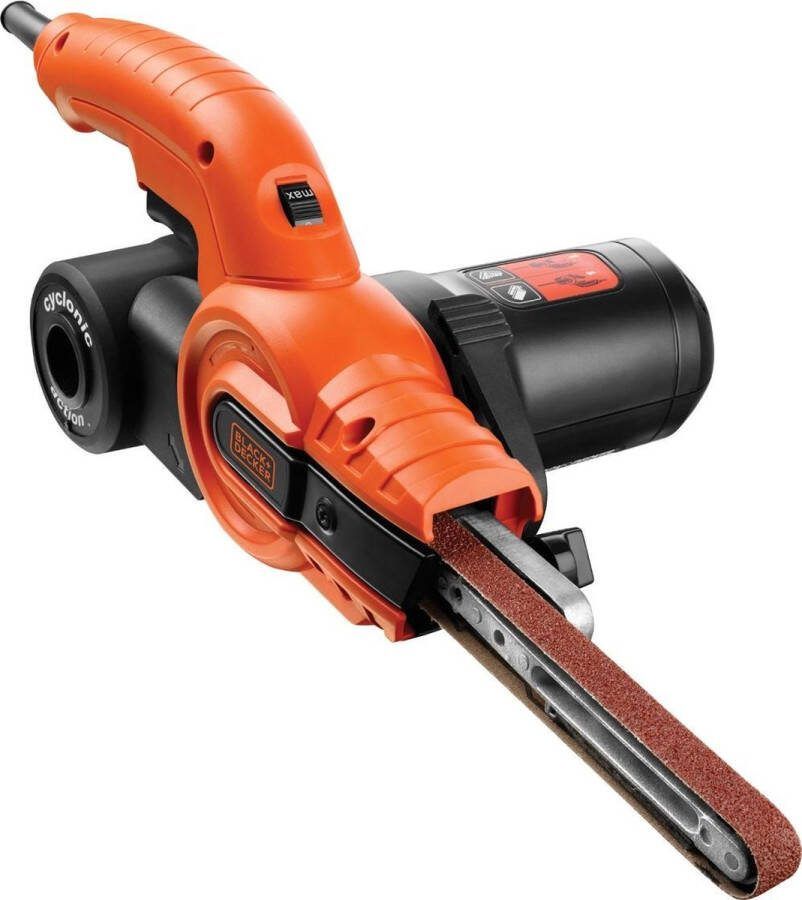 BLACK+DECKER KA900E-QS bandschuurmachine 350W Powerfile met Cyclonic Action stofopvang