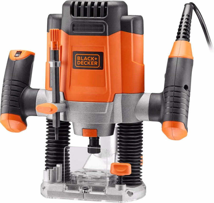 BLACK+DECKER KW1200EKA-QS Bovenfrees 1200W incl. accessoires en koffer