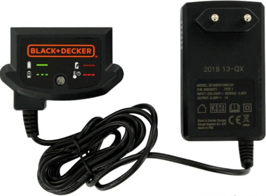 BLACK+DECKER Laadapparaat 8 20 Volt (90634971)