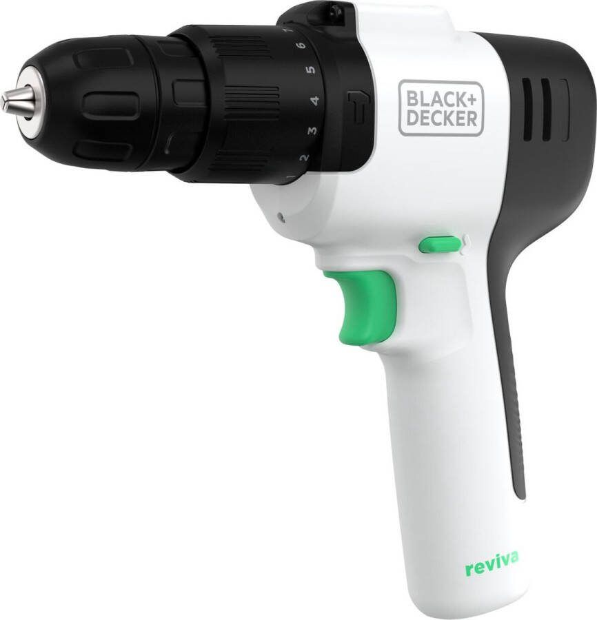 BLACK+DECKER REVHD12C-QW Reviva™ schroefklopboormachine 12V duurzaam