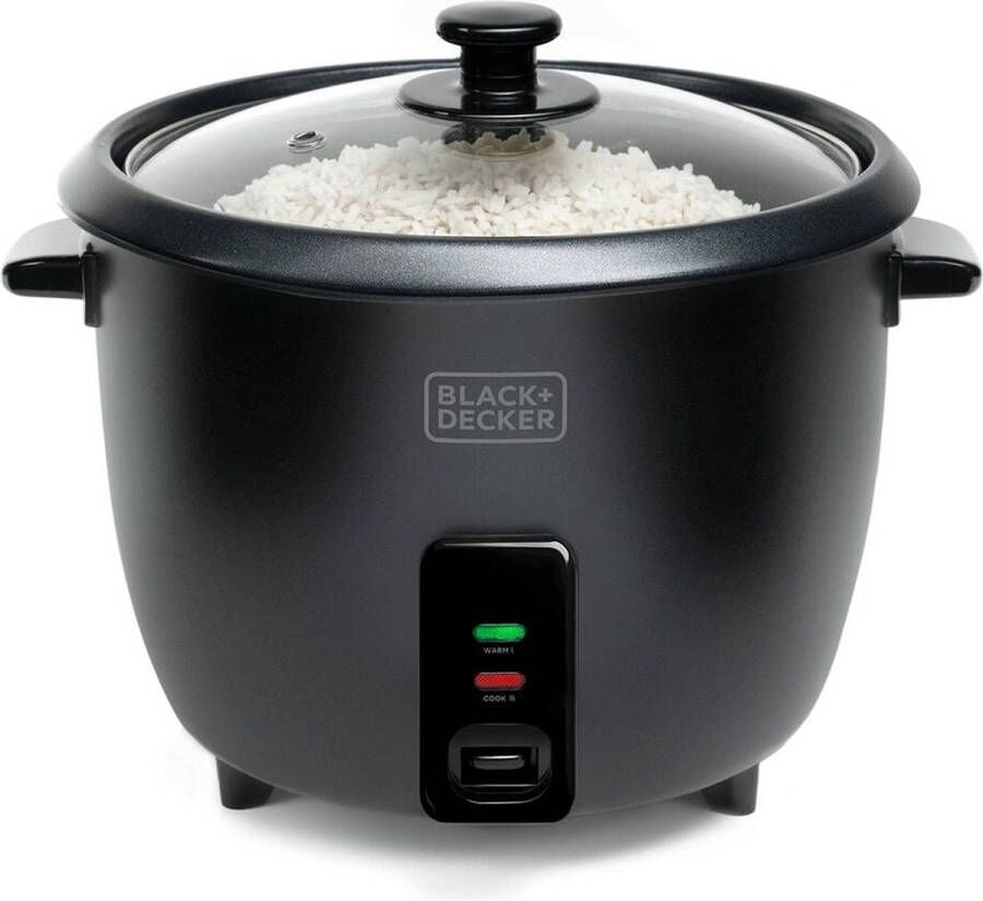 BLACK+DECKER rijstkoker Black & Decker BXRC1800E Zwart 1 8 L