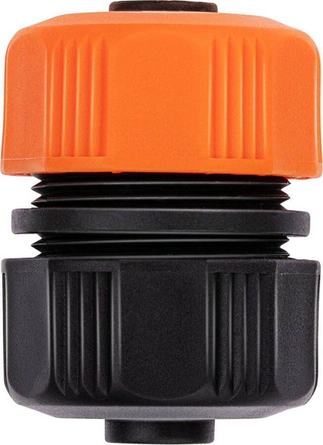 BLACK+DECKER Slangverbinder 1 2 13 ⌀ MM Tuinslangkoppeling Zwart Oranje