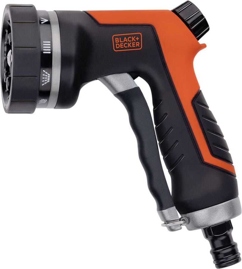 BLACK+DECKER Sproeikop 10 Standen Universeel Zwart Oranje