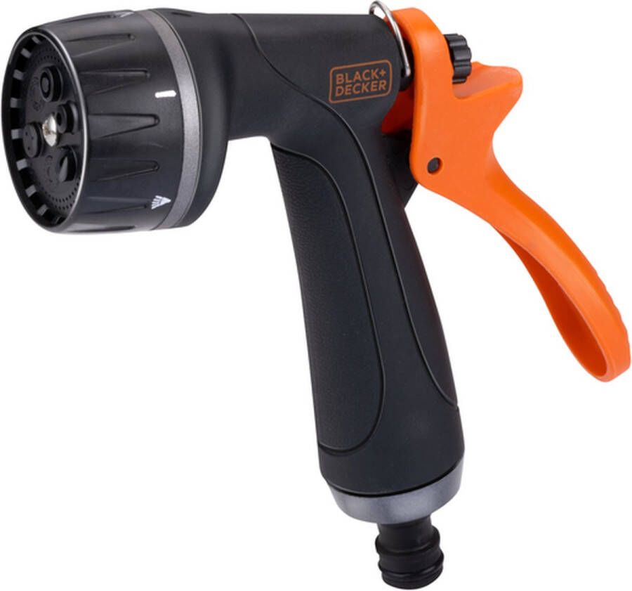 BLACK+DECKER Sproeikop 6 Standen Universeel Zwart Oranje