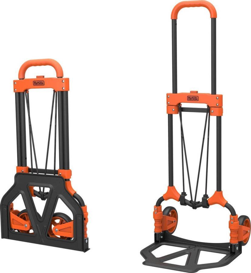 BLACK+DECKER Steekwagen BXWT-H200 Inklapbaar Compact Lichtgewicht 65 Kilo Laadvermogen