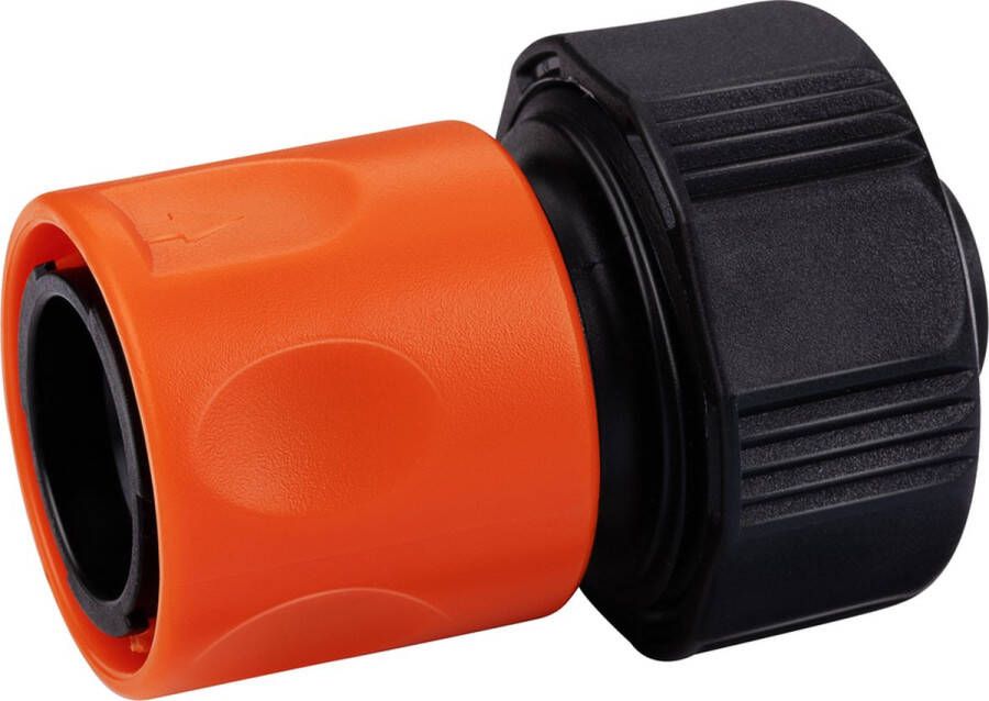BLACK+DECKER Tuinslang Snelkoppeling 5 8'-3 4' ⌀16-19 mm Kunststof Zwart Oranje