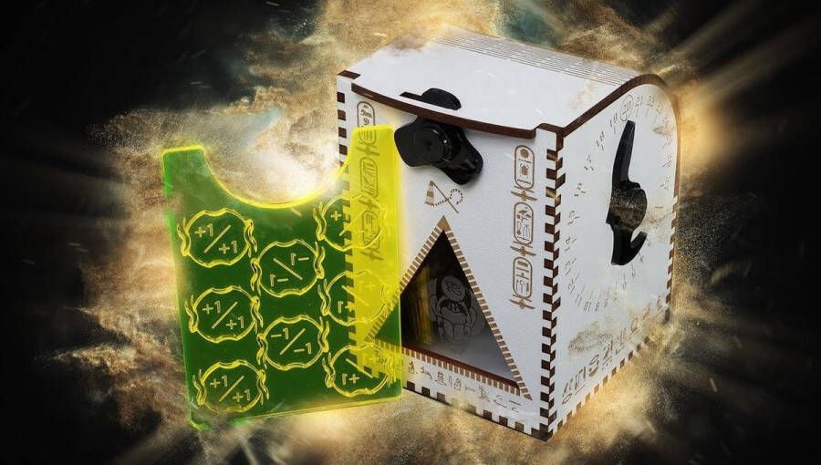 Blackfire Wooden Exclusive Deck Box: Egyptian Magic The Gathering themed Hour of Devastion