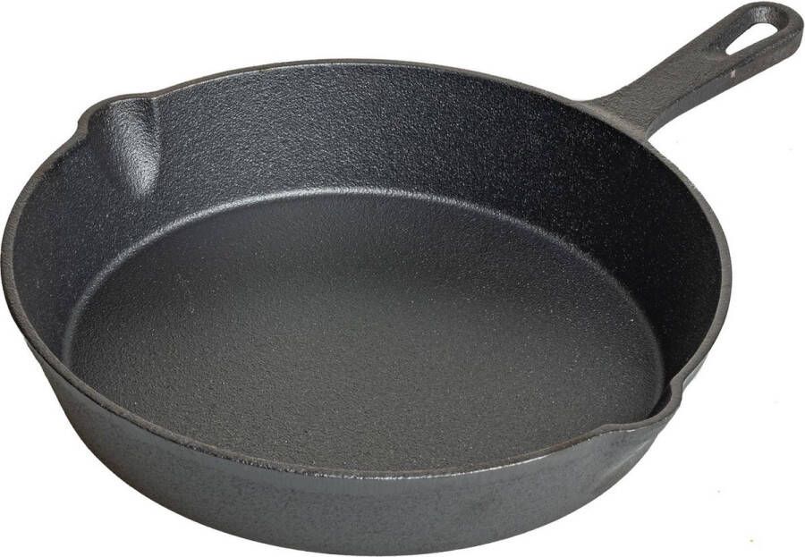 Blackwell Koekenpan Skillet Gietijzer ø 25 cm geschikt voor alle warmtebronnen zonder anti-aanbaklaag
