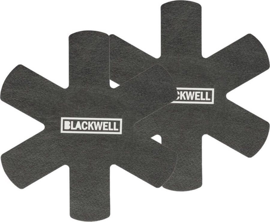Blackwell Panbeschermers Zwart ø 38 cm 2 stuks
