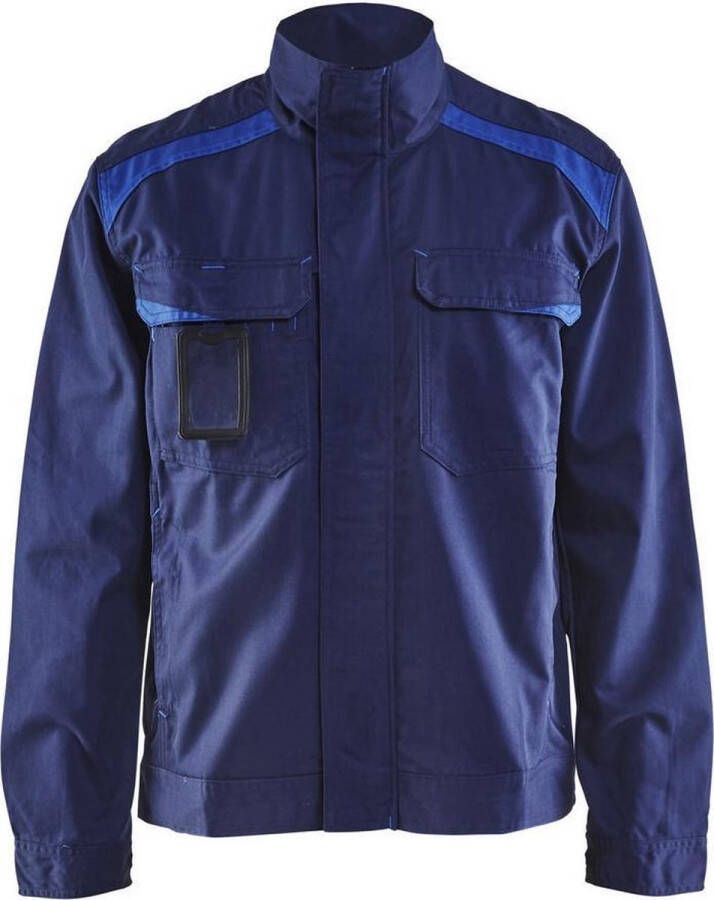 Blåkläder 4054-1800 Industriejack Ongevoerd Marineblauw Korenblauw maat L