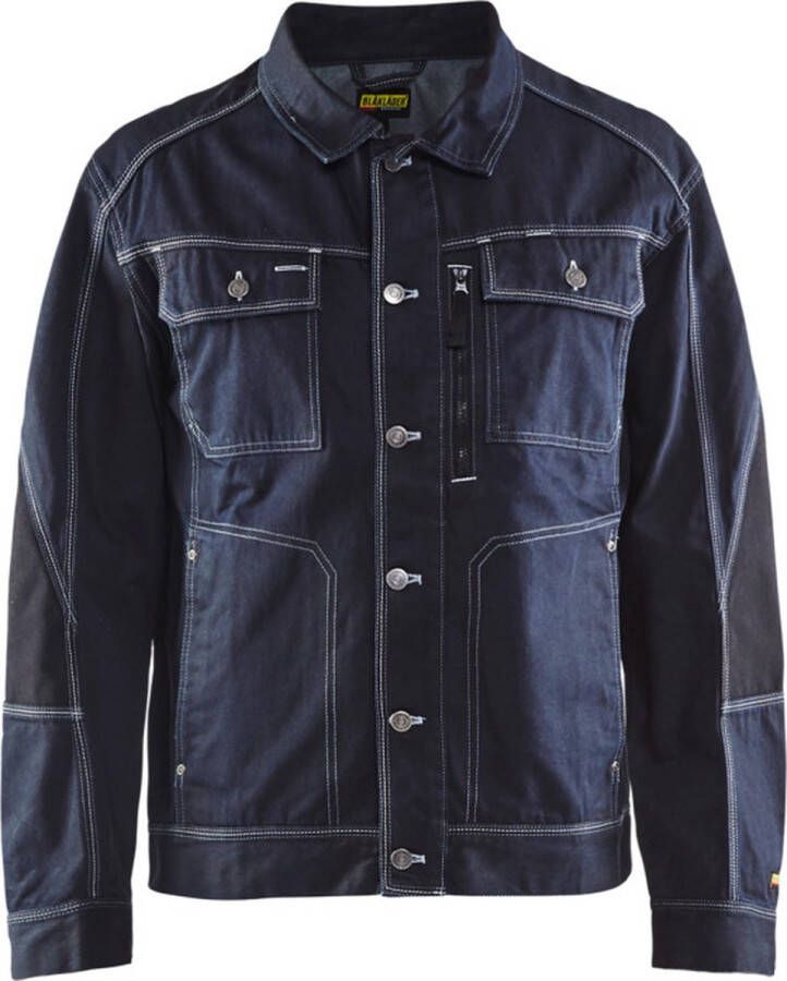 Blåkläder 4059-1140 Denim Jack Cordura Marineblauw Zwart maat XS