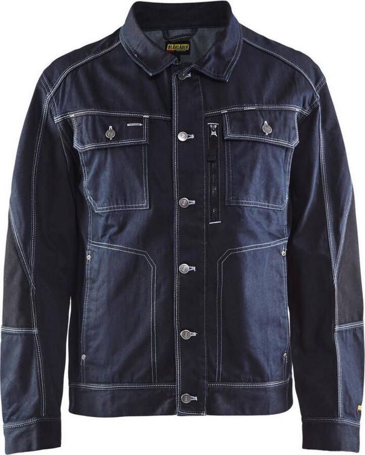 Blåkläder 4059-1140 Denim Jack Cordura Marineblauw Zwart maat XXXL