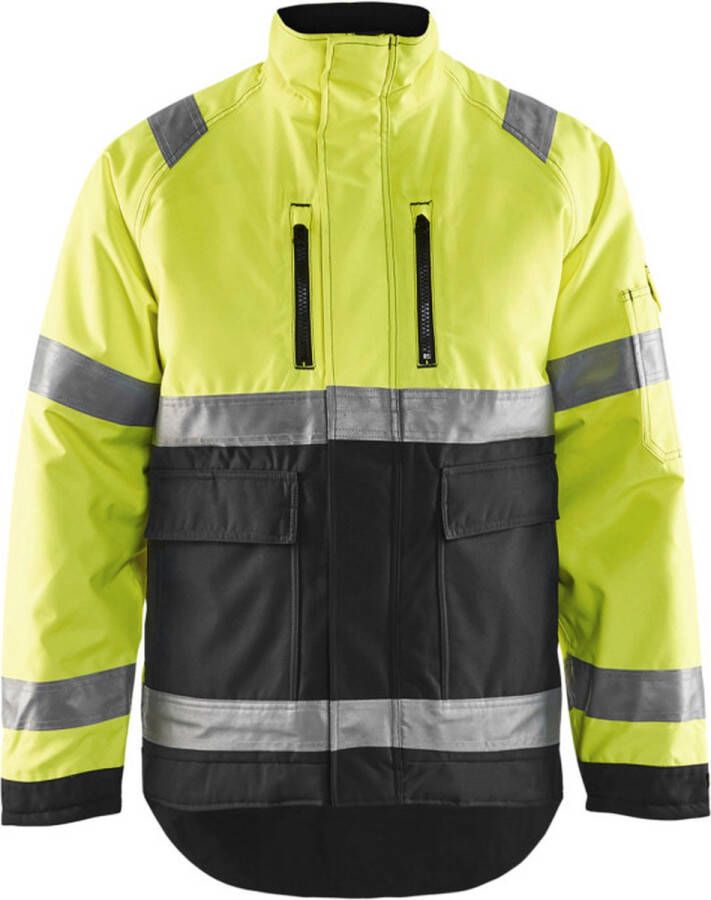 Blåkläder 4827-1977 Winterjas High Vis Geel Zwart maat 4XL