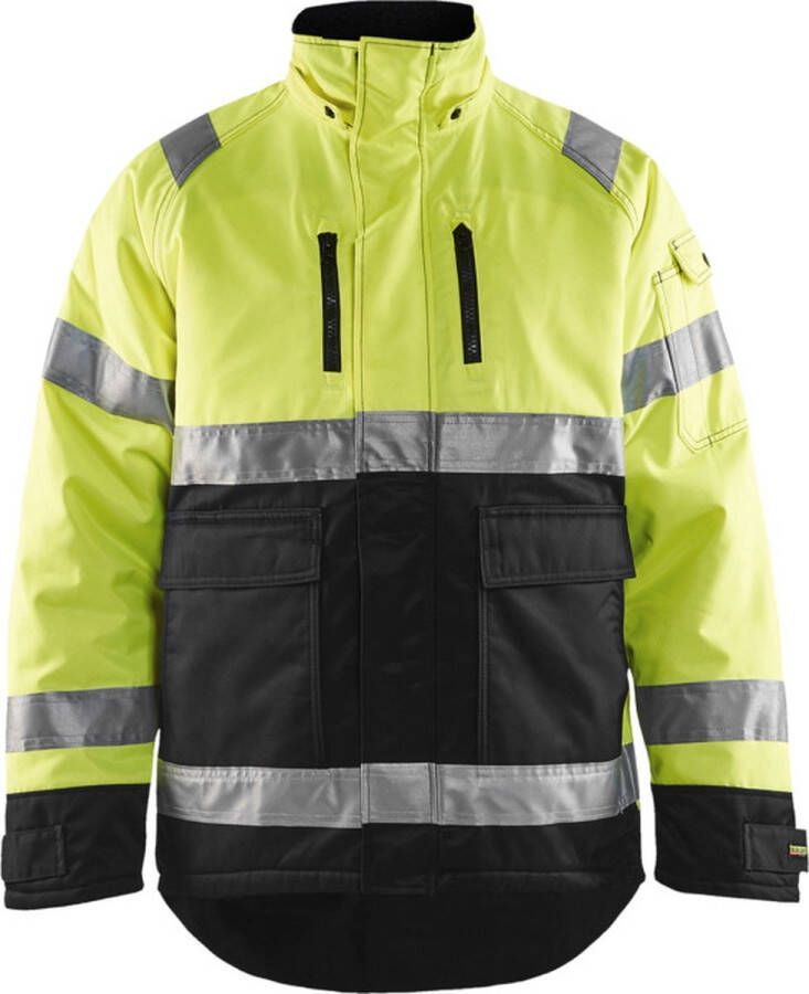 Blåkläder 4828-1900 Winterjas High Vis Geel Zwart maat XXL