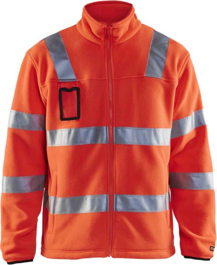 Blåkläder 4833-2560 Fleecejas High Vis Fluor Rood maat XXXL