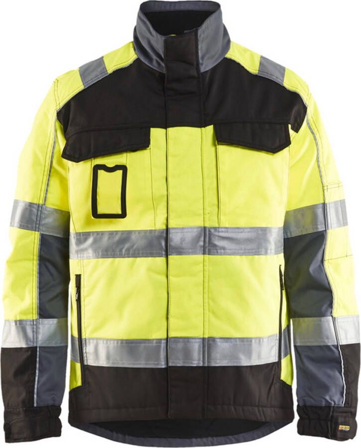 Blåkläder 4851-1811 Winterjas High Vis Geel Zwart maat XS