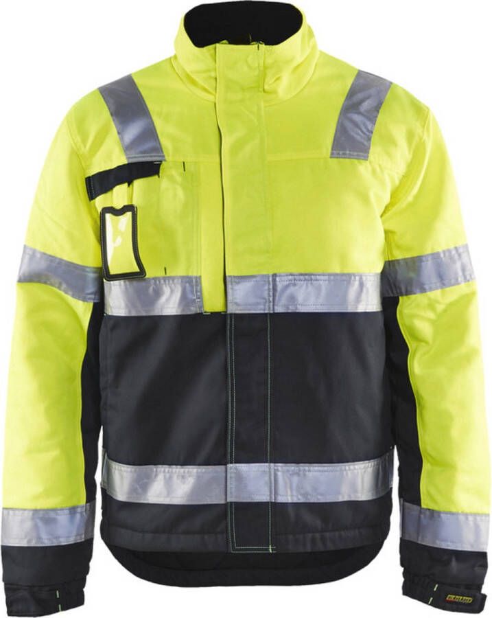 Blåkläder 4862-1811 Winterjas High Vis Geel Zwart maat 4XL