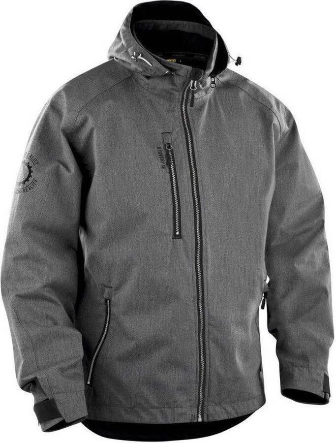 Blåkläder 4868-1938 Shell jack Zwart Mêlee maat XL