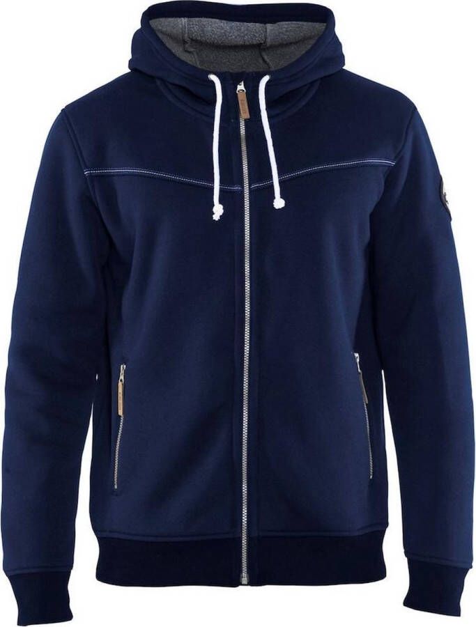 Blåkläder 4933-2514 Hoodie met warme voering Marineblauw maat XXL