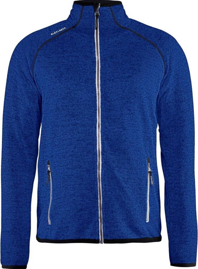 Blåkläder 4942-2117 Gebreid vest Korenblauw Wit maat S