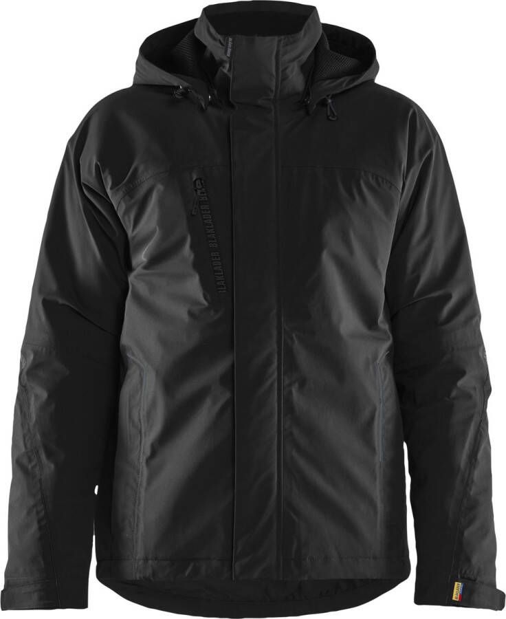 Blåkläder Blaklader 4484 lichtgewicht gevoerde winterjas 4-weg stretch zwart zwart maat XL