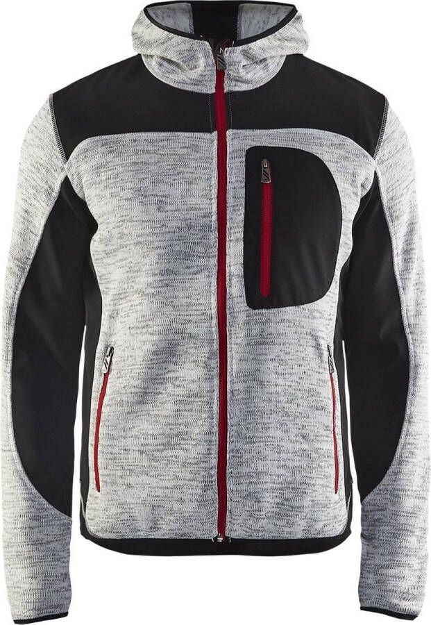 Blåkläder Blaklader Gebreid vest met softshell 4930-2117 Mannen Dark Navy Zwart 3XL
