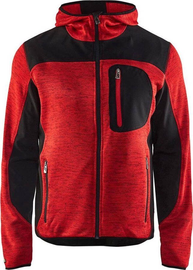Blåkläder Blaklader Gebreid vest met softshell 4930-2117 Mannen Navy Geel L